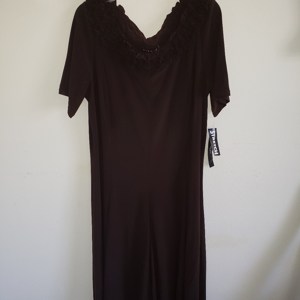 Brown Plus Size Dress